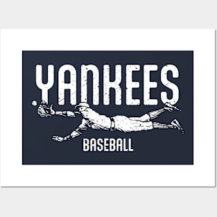 Yankees Vintage Catch Posters and Art